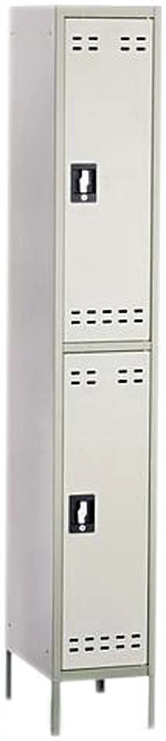 Main image of Safco Double-Tier Locker 12w x 18d x 78h Two-Tone Gray 5523GR