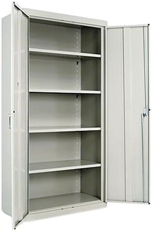 Main image of Alera ALE82107 Assembled 72" High Storage Cabinet, w/Adjustable Shelves, 36w x 18d, Light Gray