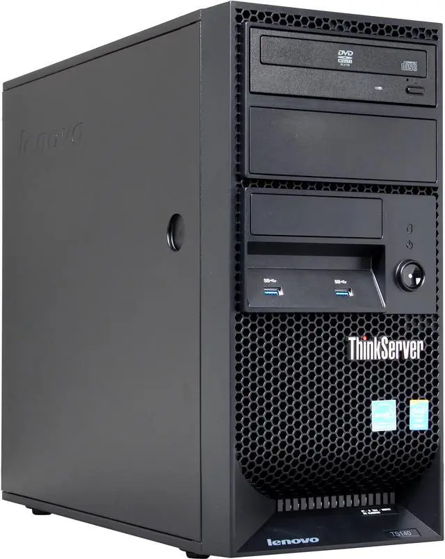 Main image of Lenovo ThinkServer TS140 70A40037UX Tower Server - 1 x Intel Core i3 (4th Gen) i3-4150 Dual-core (2 Core) 3.50 GHz