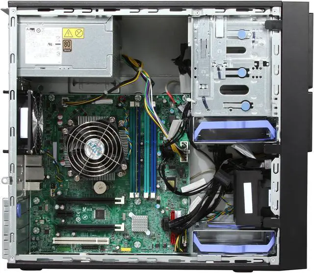 Alt view image 6 of 9 - Lenovo ThinkServer TS140 70A40037UX Tower Server - 1 x Intel Core i3 (4th Gen) i3-4150 Dual-core (2 Core) 3.50 GHz