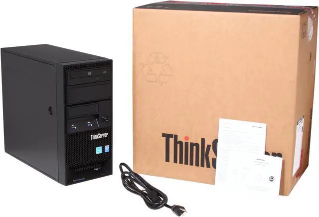 Alt view image 9 of 9 - Lenovo ThinkServer TS140 70A40037UX Tower Server - 1 x Intel Core i3 (4th Gen) i3-4150 Dual-core (2 Core) 3.50 GHz
