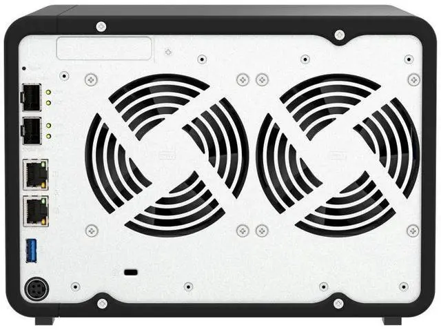 Alt view image 4 of 4 - QNAP TS-632X 6-Bay ARM-based NAS with Hardware Encryption - Quad Core 2.0GHz - 4GB DDR4 RAM - 10GbE(SFP+) - 2.5GbE and PCIe Gen3 Expansion Slot (TS-632X-4G-US )