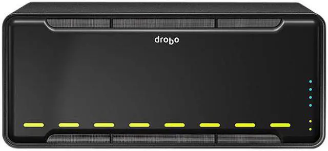 Alt view image 2 of 4 - Drobo B810n Network Attached Storage 8 bay array with optional SSD acceleration - Gigabit Ethernet x 2 ports (DR-B810N-5A21)