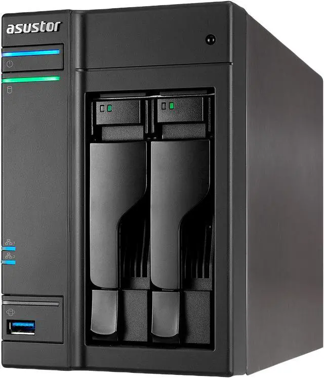 Main image of Asustor AS6302T A Comprehensive 2 Bay NAS Equipped With Intel Celeron (Apollo Lake) Dual-core Processor