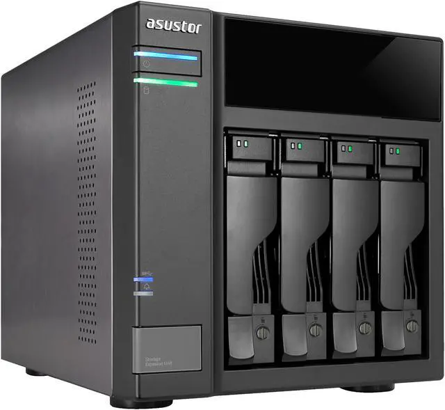 Alt view image 3 of 7 - Asustor AS6004U 4 Bay NAS Storage Capacity Expander (Diskless)