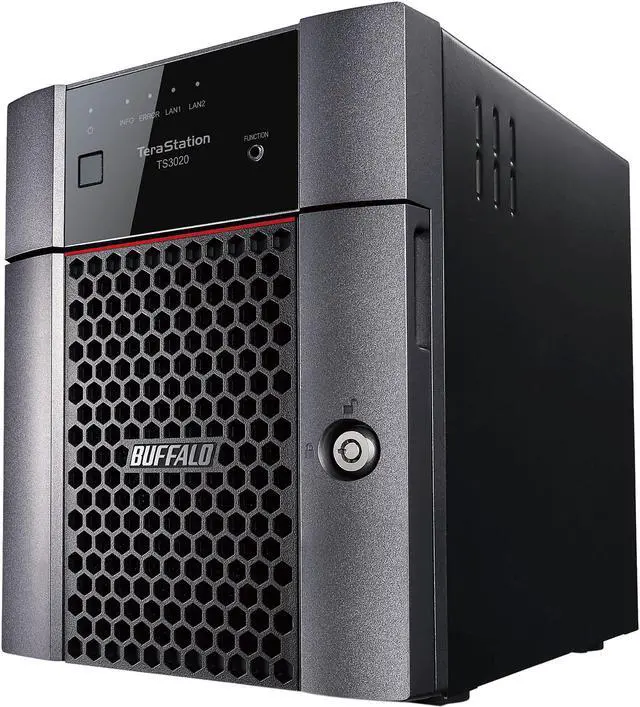 Alt view image 2 of 8 - BUFFALO TeraStation TS3420DN1604 4-Bay NAS 16TB (4x4TB) with NAS-Grade Hard Drives Included Desktop Network Attached Storage