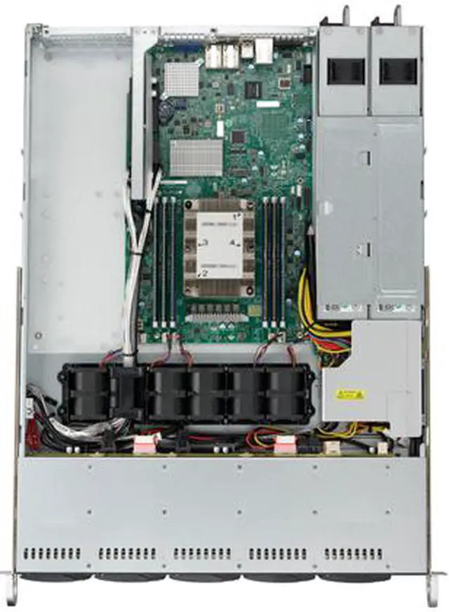 Alt view image 3 of 4 - Supermicro SYS-1019P-WTR 1U Rm Bb Black Lga3647 2666Mhz 10X Sata 500Rps X11Spw-Tf, For Customized Please Contact with Newegg B2B.