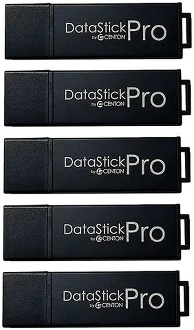 Main image of Centon S1-U3P6-8G-5B Valuepack USB 3.0 Datastick Pro (Black), 8GB, 5 Pack