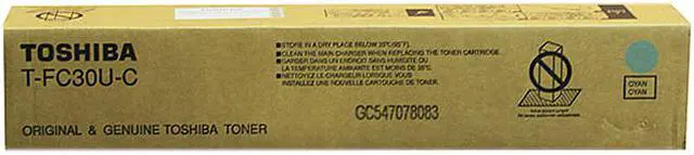 Main image of Cyan Toner Cartridge for Toshiba T-FC30U-C E STUDIO 2050C, E STUDIO 2051C, E STUDIO 2550C, E STUDIO 2551C, Genuine Toshiba Brand
