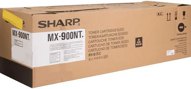 Main image of Sharp MX900NT Black Toner Cartridge For Use In Mxm1054 Mxm1204 Mxm904 Estimated Yield 12