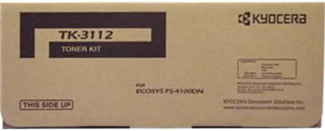 Main image of Black Toner Cartridge for Kyocera TK-3112 FS-4100DN, Genuine Kyocera Brand