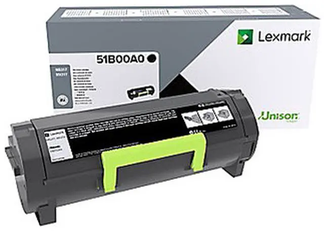 Main image of Lexmark 51B00A0 Black Toner Cartridge Standard