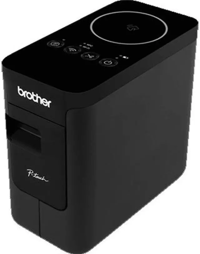 Main image of Brother PT-P750WVP Portable Industrial Thermal Transfer Label Printer, USB (Mini), WLAN, NFC, Auto Cutter - Black
