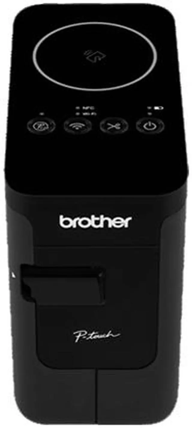 Alt view image 2 of 3 - Brother PT-P750WVP Portable Industrial Thermal Transfer Label Printer, USB (Mini), WLAN, NFC, Auto Cutter - Black