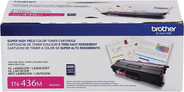 Alt view image 2 of 4 - BROTHER INTERNATIONAL CORPORAT TN436M SUPER HIGH YIELD MAGENTA TONER