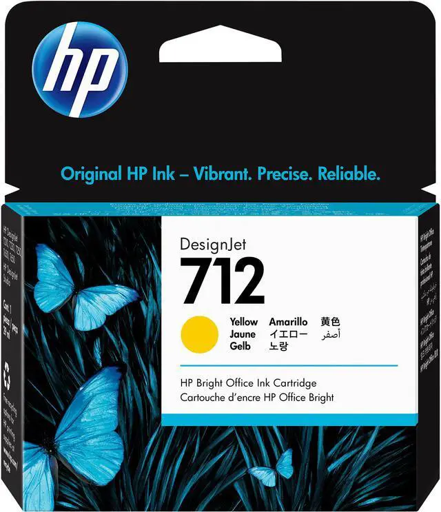 Main image of HP 712 3ED69A Yellow Original Ink Cartridge