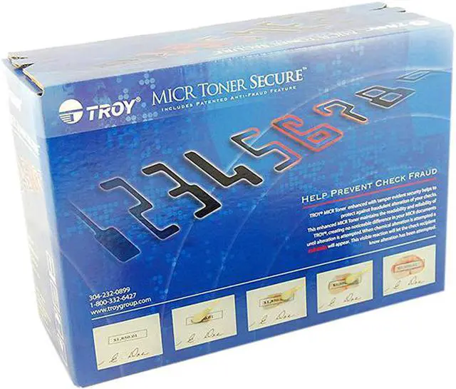 Main image of Troy - 02-81900-001 - Troy Toner Secure MICR Toner Cartridge - Alternative for HP - Black - Laser - 1600 Pages