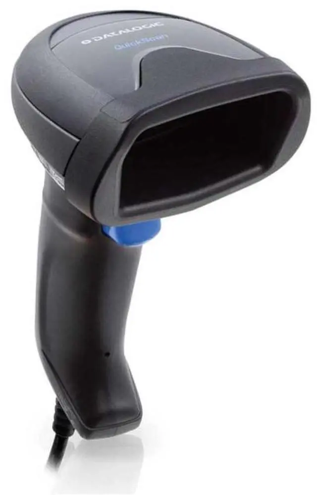 Alt view image 2 of 3 - Datalogic QuickScan QD2590 Kit - 2D Mpixel Imager, USB/RS-232/Wedge Multi-Interface, Black (Kit includes Scanner, USB Cable 90A052258 and Stand STD-AUTO-QD25-BK)
