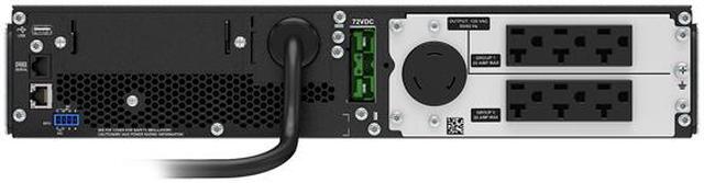 Alt view image 5 of 5 - APC SRT2200RMXLA Smart-UPS 2200 VA 1800 Watts 7-Outlet Rackmountable UPS