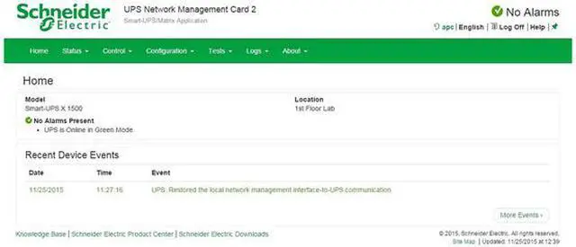 Alt view image 3 of 5 - UPS NETWORK MANAGEMENT CARD 2 W/ ENVIRONMENTAL MONITORING, OUT OF BAND ACCESS AN