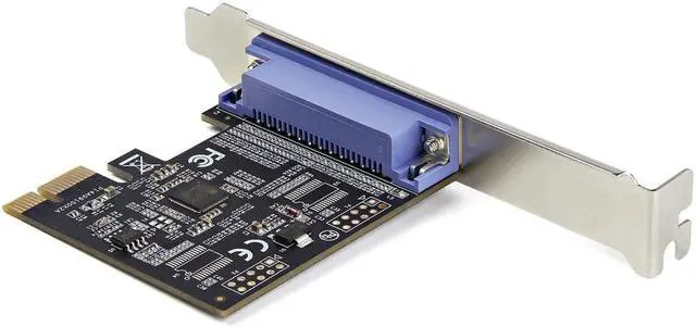 Alt view image 2 of 5 - StarTech.com 1-Port Parallel PCIe Card, PCI Express to Parallel DB25 LPT Adapter Card, Desktop Expansion Controller for Printer, SPP/ECP