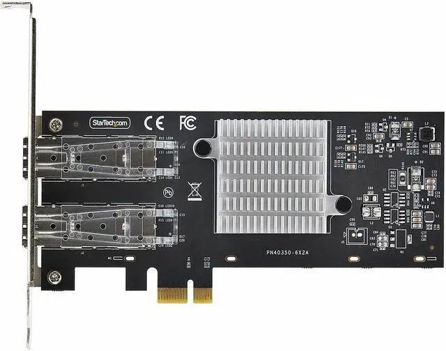 Alt view image 6 of 6 - StarTech.com Gigabit Ethernet Card, PCI Express 2.0 x1 - Intel I350-AM2, 2 Ports