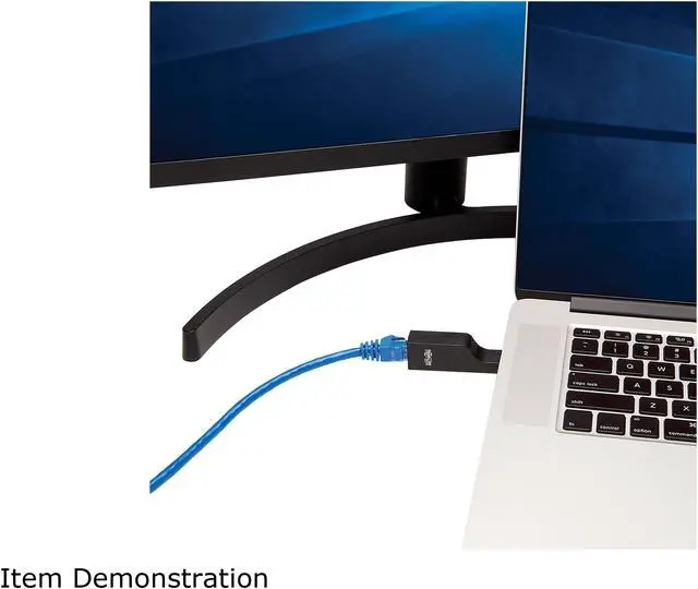 Alt view image 6 of 6 - Tripp Lite USB C to Gigabit Ethernet Network Adapter Vertical M/F USB-C 3.1