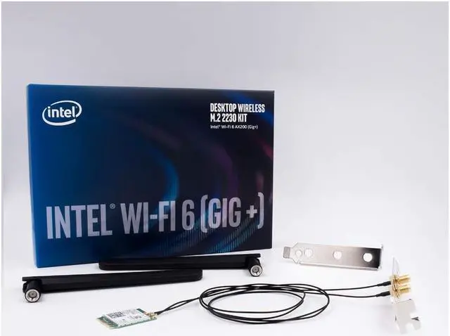 Alt view image 3 of 8 - Intel Network AX200.NGWG.NV Wi-Fi 6 AX200,2230 2x2 AX+BT No vPro