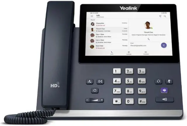 Main image of YEALINK MP56 Teams - 1301193, Microsoft Phone, Teams Edition, color touch screen, Optimal HD audio, Noise Proof, Built-in Bluetooth, Wi-Fi, Teams button