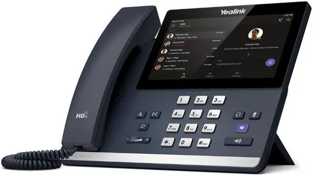 Alt view image 3 of 3 - YEALINK MP56 Teams - 1301193, Microsoft Phone, Teams Edition, color touch screen, Optimal HD audio, Noise Proof, Built-in Bluetooth, Wi-Fi, Teams button