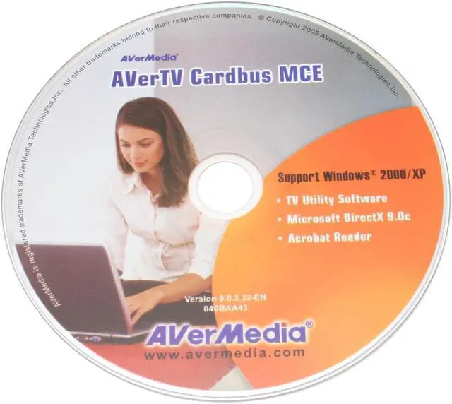 Alt view image 4 of 5 - AVerMedia MTVCBMCER AVerTV Cardbus MCE TV Tuner Card