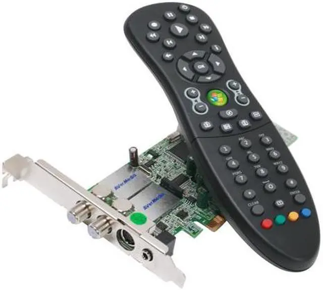 Main image of AVerMedia AVerTV Combo PCIe MCE ATSC/NTSC/QAM Tuner Card w/MCE Remote & L-P Bracket 7 95522 96066 5 PCI-Express x1 Interface