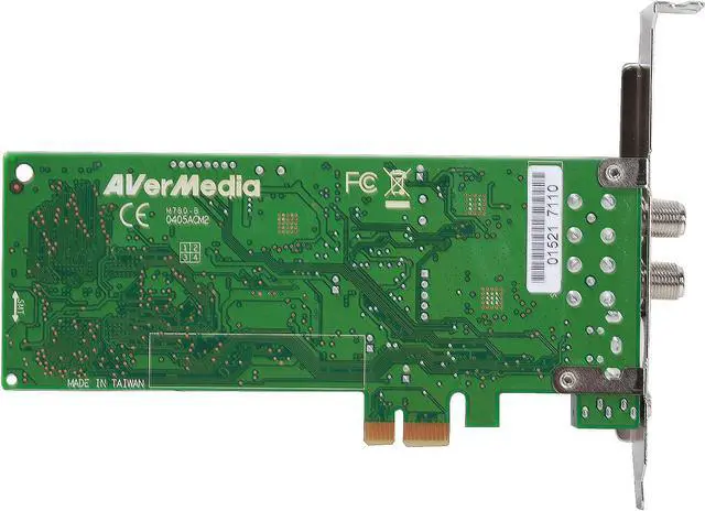 Alt view image 5 of 8 - AVerMedia AVerTV Combo PCIe MCE ATSC/NTSC/QAM Tuner Card w/MCE Remote & L-P Bracket 7 95522 96066 5 PCI-Express x1 Interface