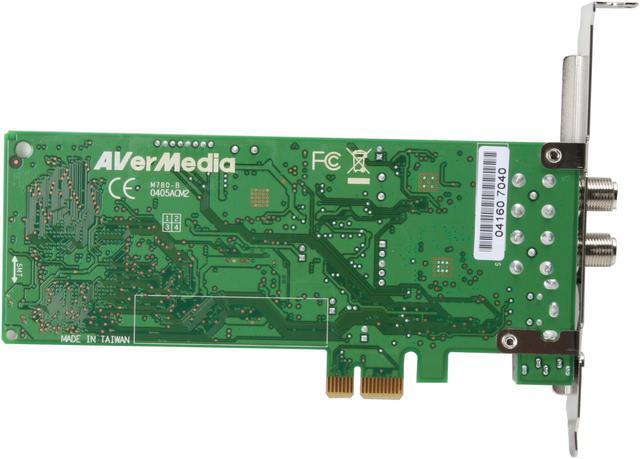 Alt view image 5 of 7 - AVerMedia AVerTV Combo PCIe ATSC/NTSC/QAM TV Tuner Card (White Box)w/L-P Bracket 7 95522 96058 0 PCI-Express x1 Interface - OEM