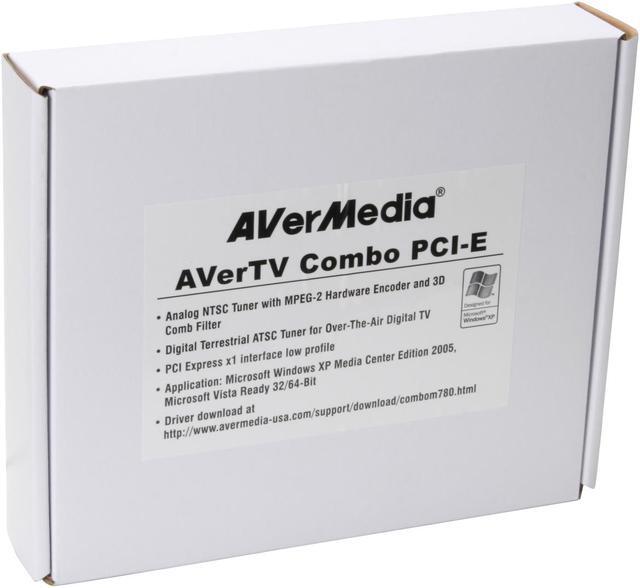 Alt view image 7 of 7 - AVerMedia AVerTV Combo PCIe ATSC/NTSC/QAM TV Tuner Card (White Box)w/L-P Bracket 7 95522 96058 0 PCI-Express x1 Interface - OEM