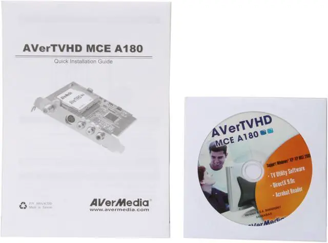 Alt view image 6 of 7 - AVerMedia AVerTVHD MCE A180 7 95522 96044 3 PCI Interface