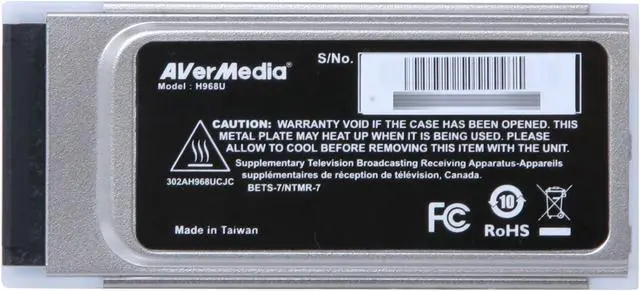 Alt view image 3 of 6 - AVerMedia H968 AVerTV Express mini PCTV Tuner Card