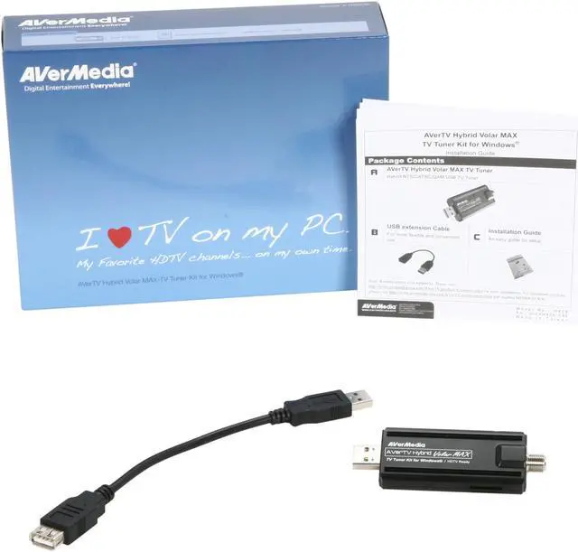 Alt view image 6 of 6 - AVerMedia H826-AK AVerTV Hybrid Volar Max - TV Tuner Kit for Windows