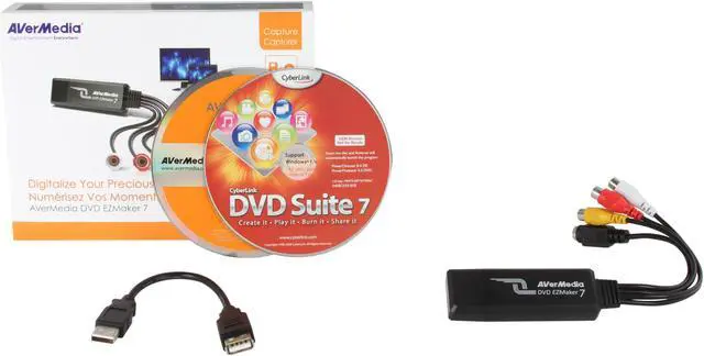 Alt view image 6 of 6 - AVerMedia DVD EZMaker 7 (C039) Digitalize Your Precious Moment!