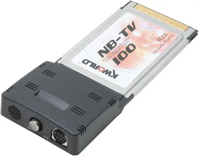 Main image of KWORLD TV Tuner PCMCIA CardBus NB-TV 100 PCMCIA CardBus Interface