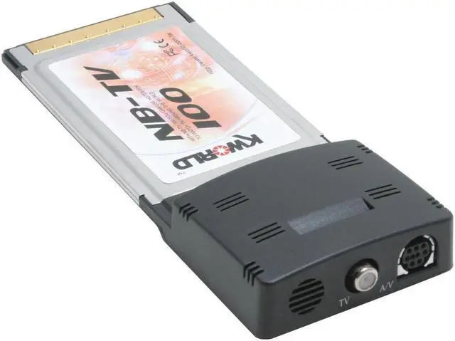 Alt view image 2 of 5 - KWORLD TV Tuner PCMCIA CardBus NB-TV 100 PCMCIA CardBus Interface