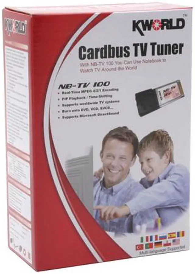 Alt view image 5 of 5 - KWORLD TV Tuner PCMCIA CardBus NB-TV 100 PCMCIA CardBus Interface