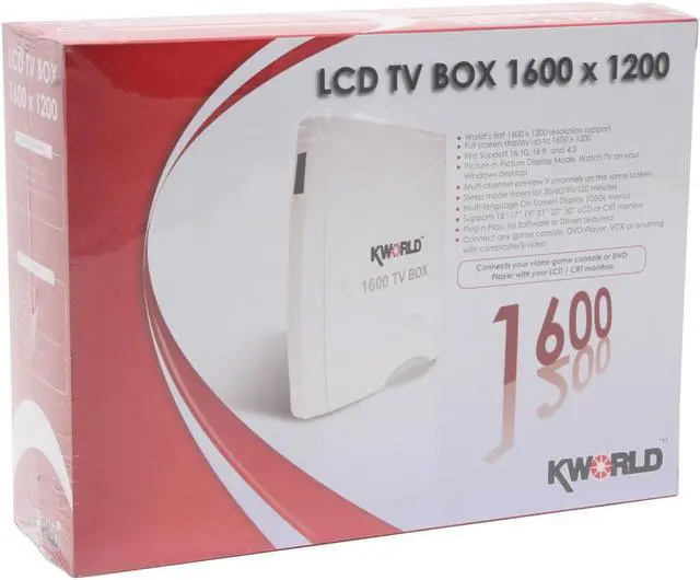 Alt view image 5 of 5 - KWorld 1600 LCD TV BOX TV Tuner Box