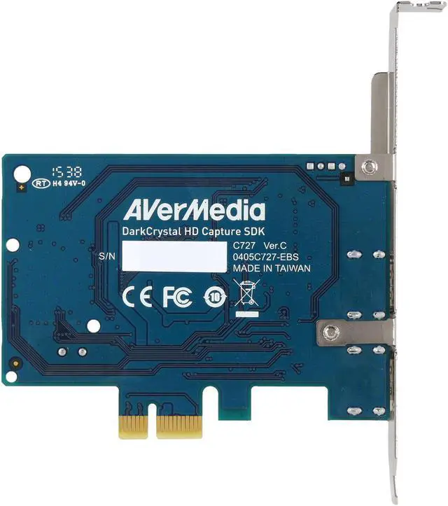 Alt view image 4 of 5 - AVerMedia DarkCrystal HD Capture SDK (C727) Capture Card