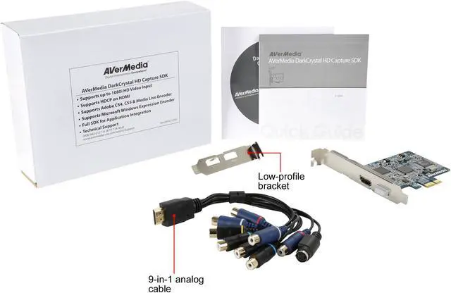 Alt view image 5 of 5 - AVerMedia DarkCrystal HD Capture SDK (C727) Capture Card
