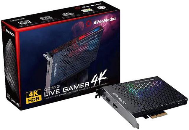 Alt view image 5 of 5 - AVerMedia Live Gamer 4K - 4Kp60 HDR Capture Card, Ultra-Low Latency for Broadcasting and Recording PS4 Pro and Xbox One X, PCIe Gen2x4 (GC573)