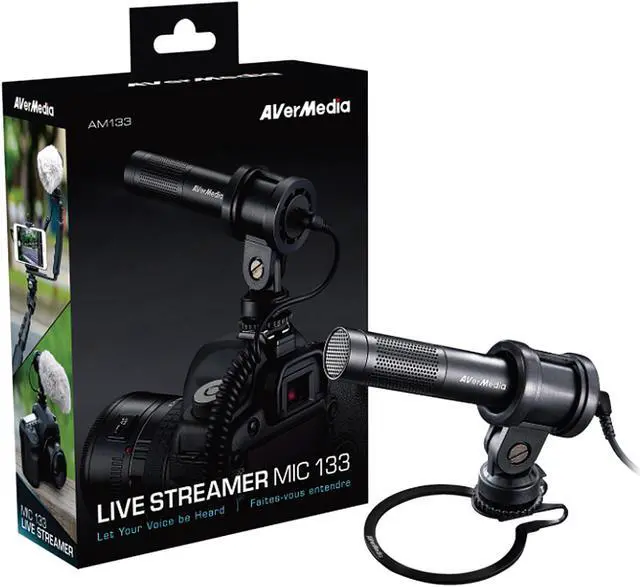 Alt view image 6 of 6 - AVerMedia Live Streamer MIC 133 AM133