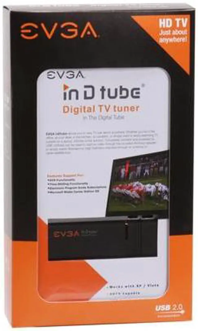 Alt view image 7 of 7 - eVGA inDTube ATSC/NTSC USB TV Tuner Stick 100-U2-IDTV-A1