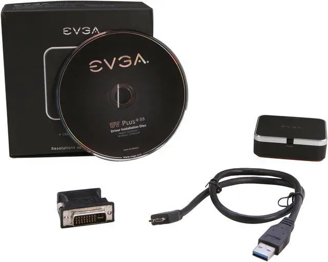 Alt view image 6 of 6 - EVGA UV Plus+ 39 USB VGA DVI / HDMI / USB3.0 / Supporting 1920 x 1200 or 2048 x 1152 Resolutions (100-U3-UV39-KR)
