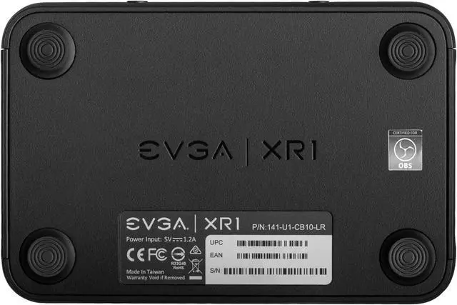 Alt view image 6 of 8 - EVGA XR1 Capture Card, Certified for OBS, USB 3.0 Capture Device, 4K Pass Through, ARGB, Audio Mixer, PC, PS5, PS4, Xbox Series X and S, Xbox One, Nintendo Switch